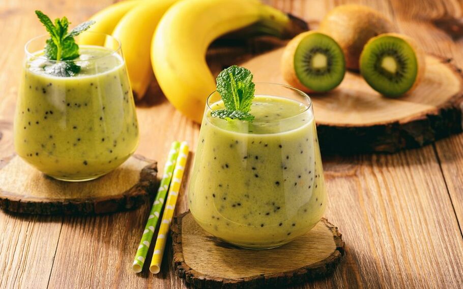 smoothie cu kiwi și banane pentru scăderea în greutate