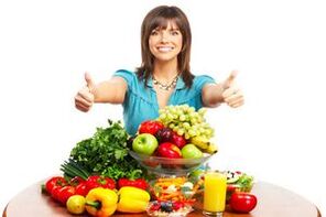 fructe și legume pentru o nutriție adecvată și pentru pierderea în greutate