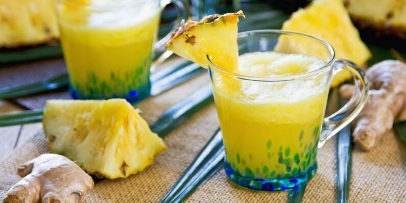 smoothie cu ananas pentru pierderea în greutate